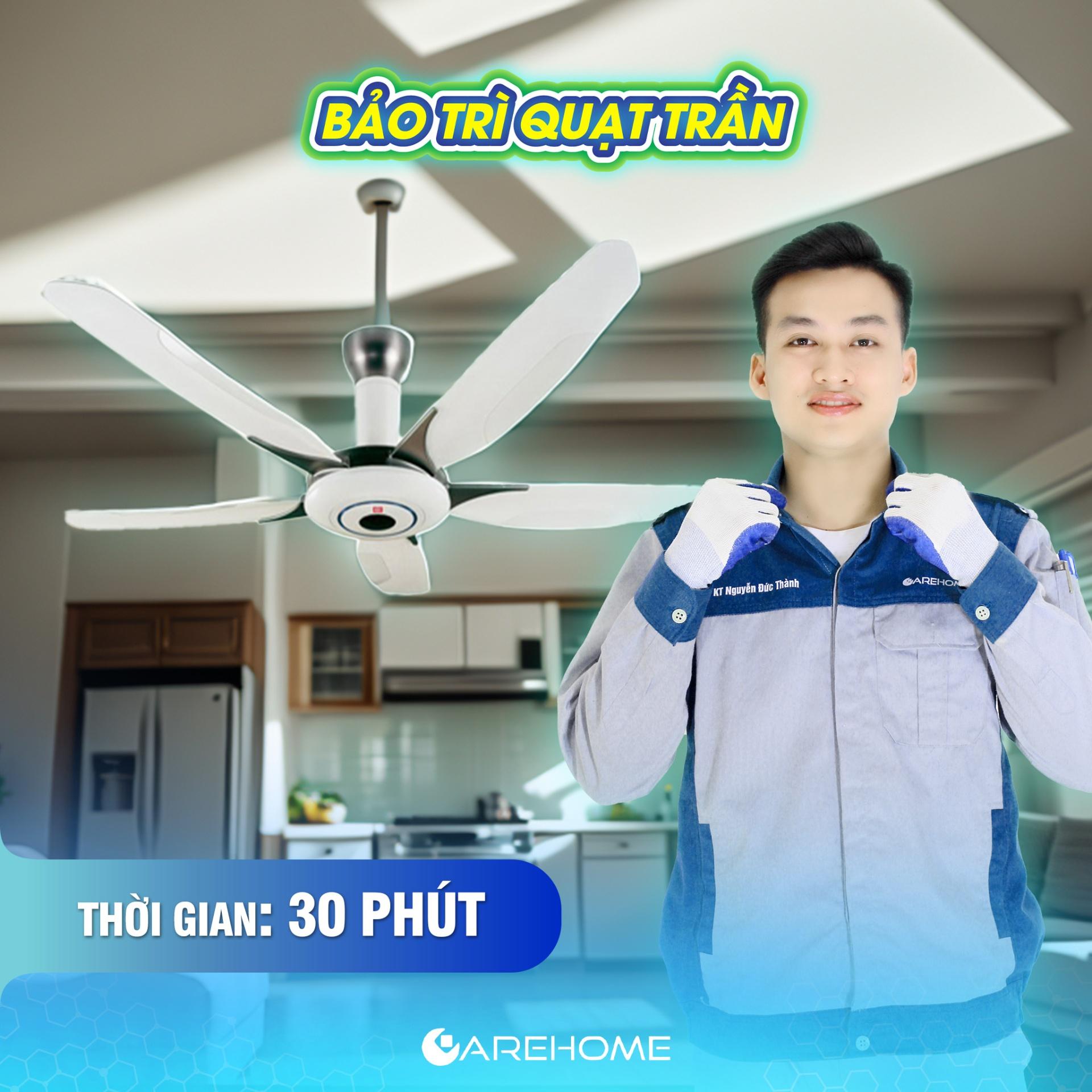 BẢO TRÌ QUẠT TRẦN