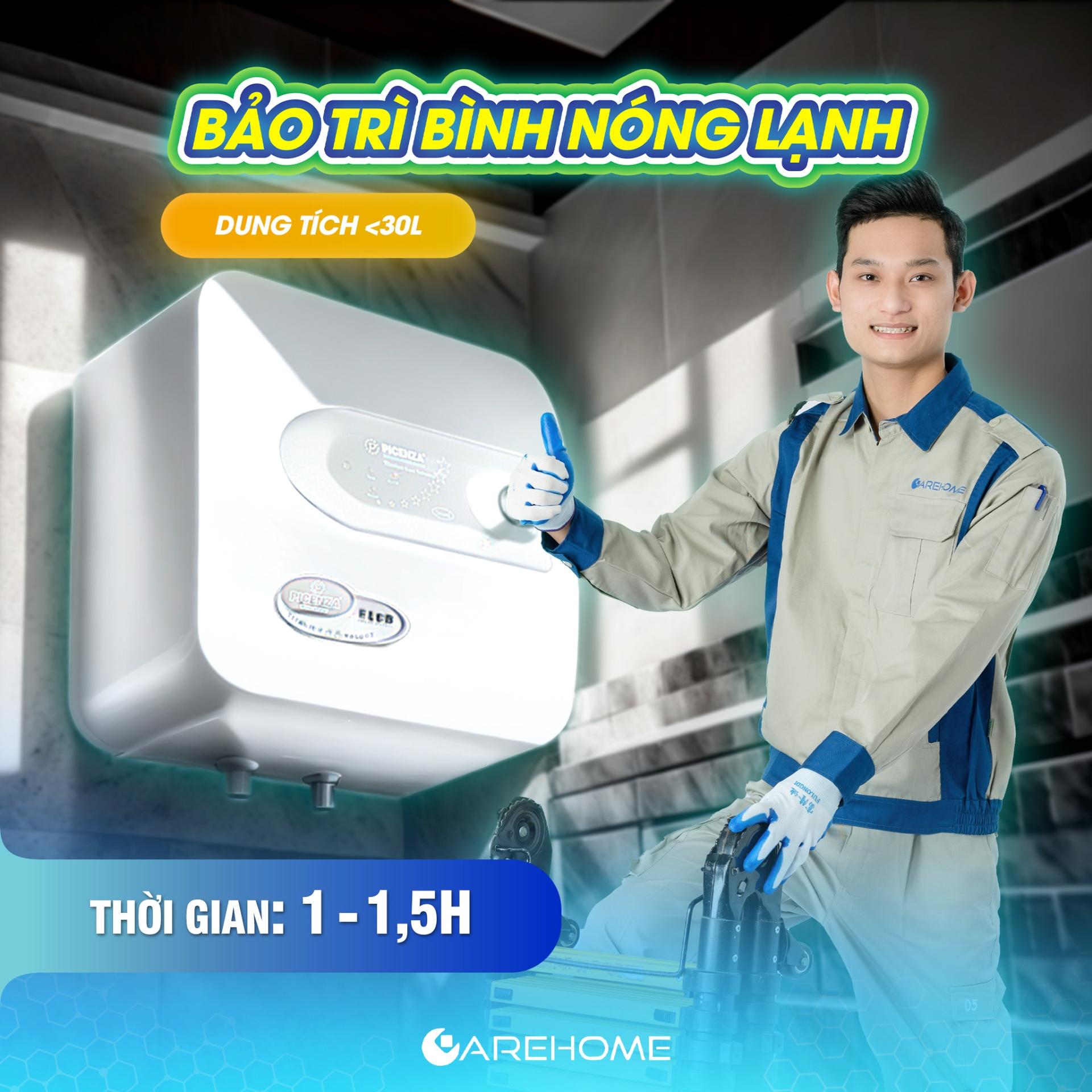 BẢO TRÌ BÌNH NÓNG LẠNH <30L