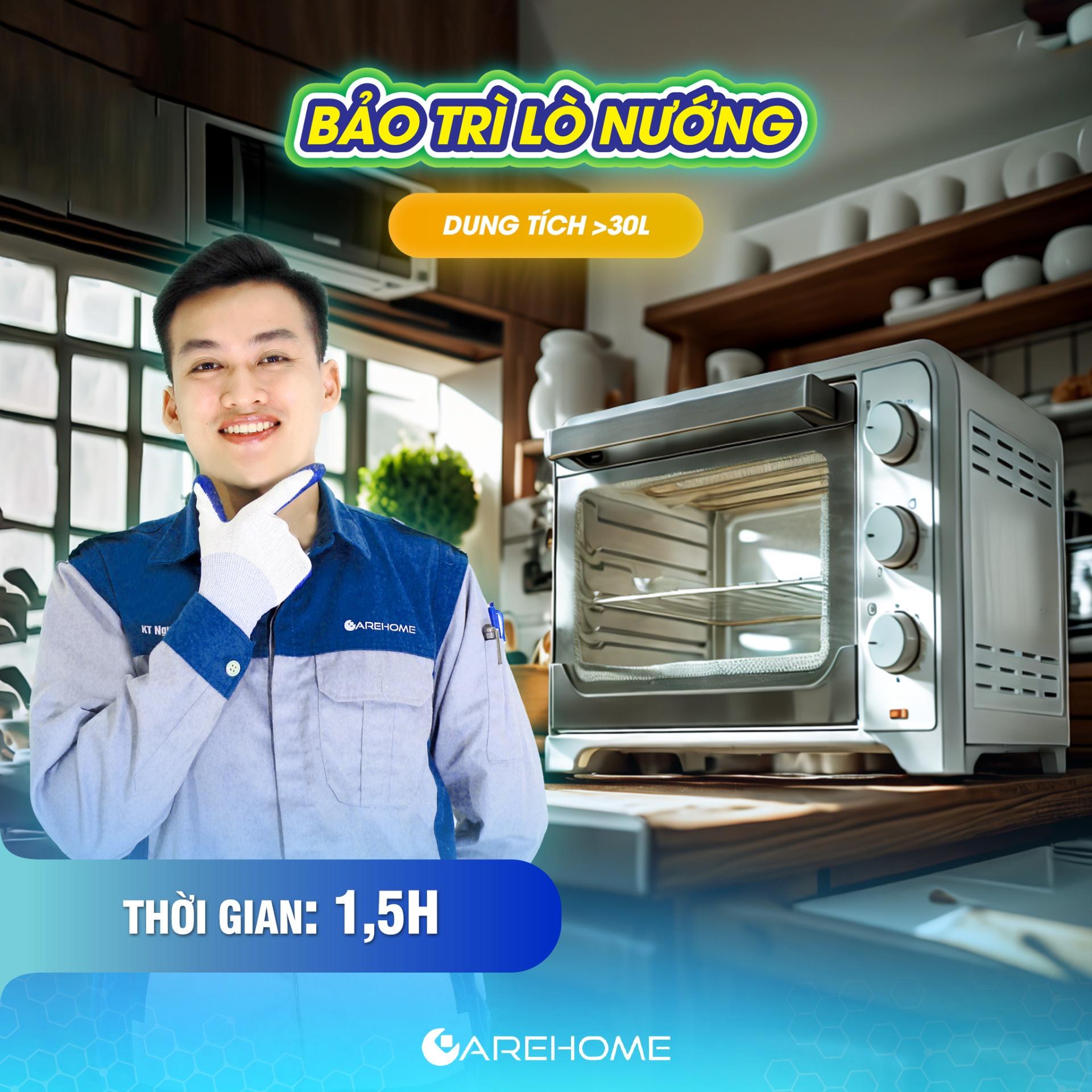 BẢO TRÌ LÒ NƯỚNG >30L